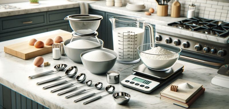 طرق استخدام أدوات القياس في تحضير المخبوزات - Methods of Using Measuring Tools While baking
